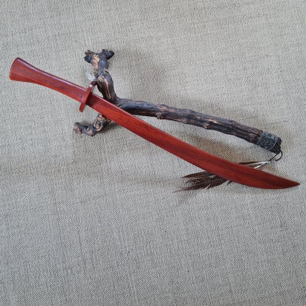 Tai Chi Säbel aus Balayong - Klingenlänge 65 cm ► www.bokken-shop.de ✅ Holzschwert für Tai Chi ✓ Tai Chi Chuan ✓ Taichi ✓ Dein Tai-Chi-Fachhändler!