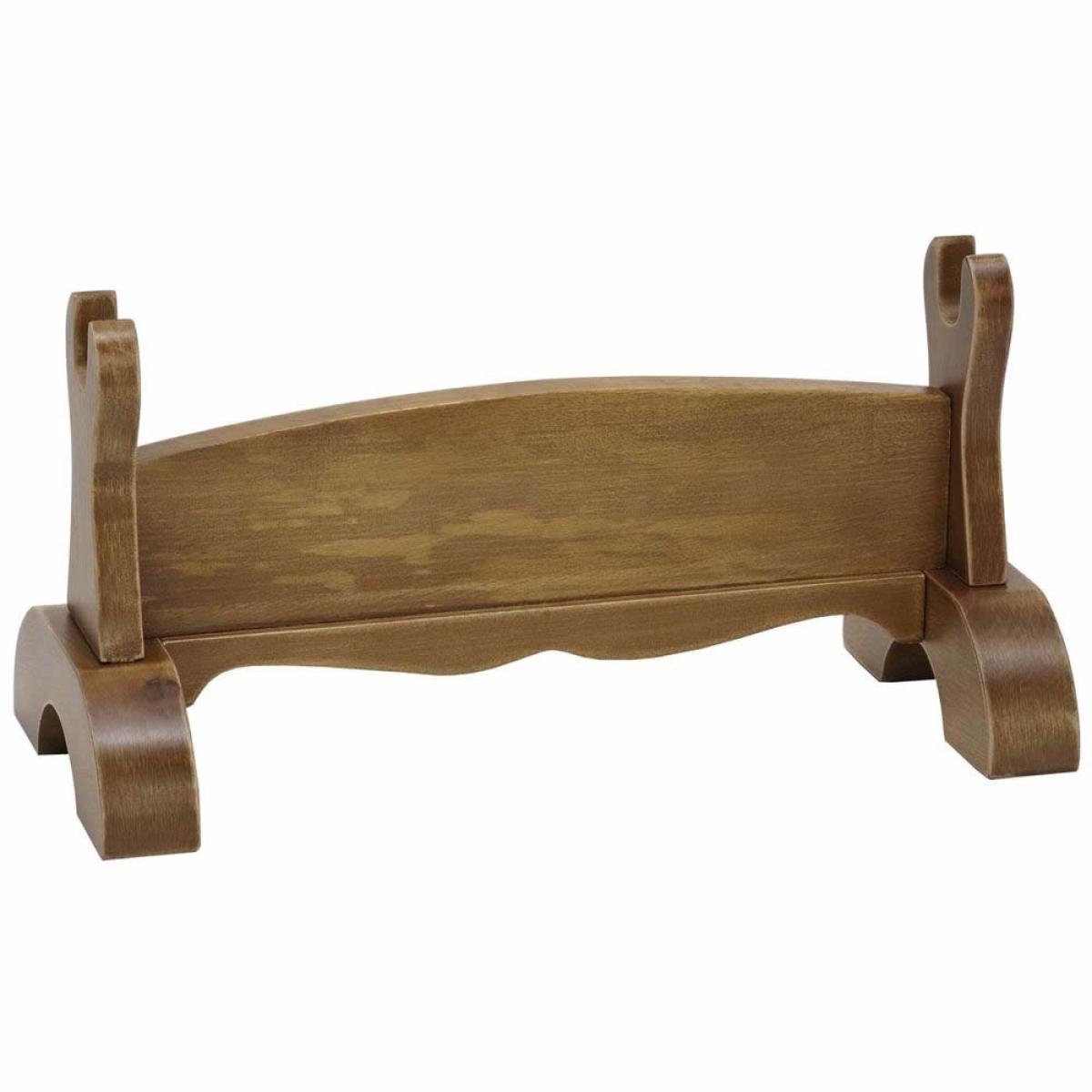 Tischständer für 1 Samuraischwert aus Holz ➤ www.bokken-shop.de » Waffenständer für Katana oder Bokken - Dein Budo-Fachhändler!