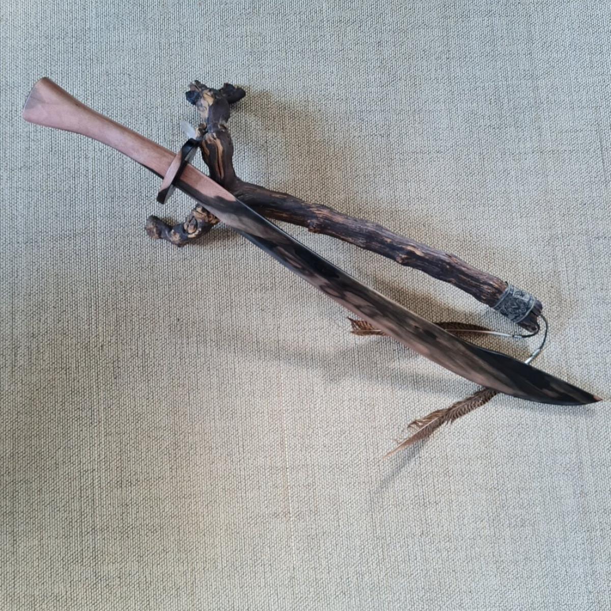 Tai Chi Säbel aus Ebenholz - Klingenlänge 65 cm ► www.bokken-shop.de ✅ Holzschwert für Tai Chi ✓ Tai Chi Chuan ✓ Taichi ✓ Dein Tai-Chi-Fachhändler!