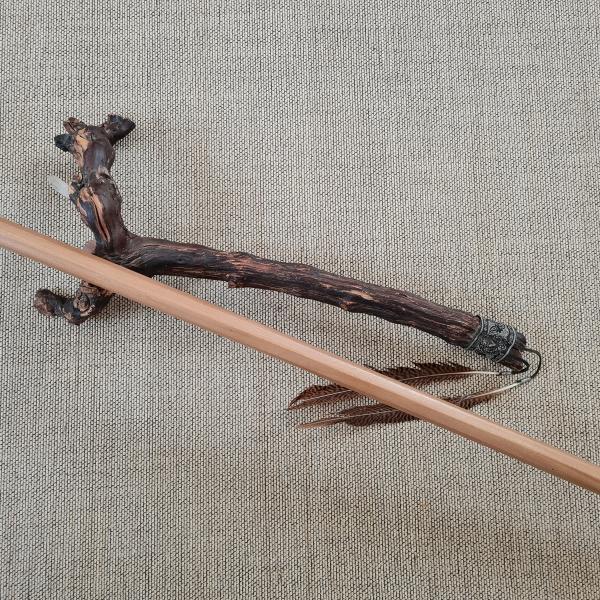 Bo stick made of Ghio wood - octagonal (special sale) »www.bokken-shop.de ✅ Long stick for Aikido, Iaido, Kendo, Koryu, Jodo, your Budo specialist dealer!