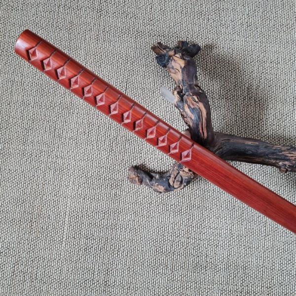 Bokken in the standard form of balayong with handle carving ➤ www.bokken-shop.de » for Aikido, Iaido, Kendo, Koryu, Jodo. Your Budo specialist dealer!