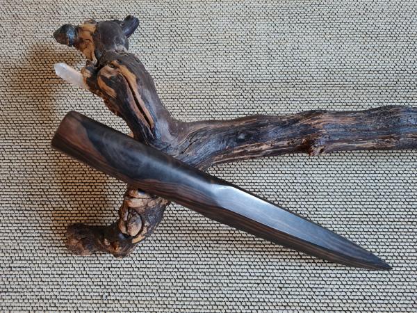 Handmade Dagger made of ebony - spearhead ♥ for your martial arts ✓ Escrima, Wing-Tsun, Kung-Fu, Aikido, Iaido, Kendo, Koryu, Jodo✅ Top price & high quality ✓ 100% cheap✔Order online now➤ www.bokken-welt.de