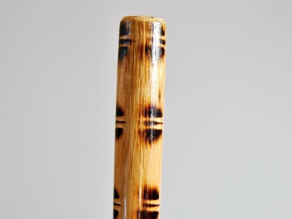 Rattan - Tiger style fire pattern, Kali stick made of rattan in tiger style, Arnis stick made of rattan with fire pattern, Escrima stick for full contact, High quality Escrima stick, Escrima stick for Ninjutsu, Escrima stick for Aikido, Escrima stick for 