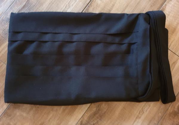 Hakama made of cotton - black (size 165) ➤ www.bokken-shop.de ✅ suitable for Iaido, Aikdo, Kendo, Jodo ✓ Your Budo dealer!