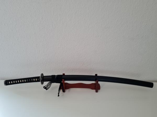Table weapon stand for 1 sword made of Balayong ➤ www.bokken-shop.de » suitable for Aikdio, Jodo, Bujinkan, Jodo, Ju-Jutsu - Your Budo specialist dealer!