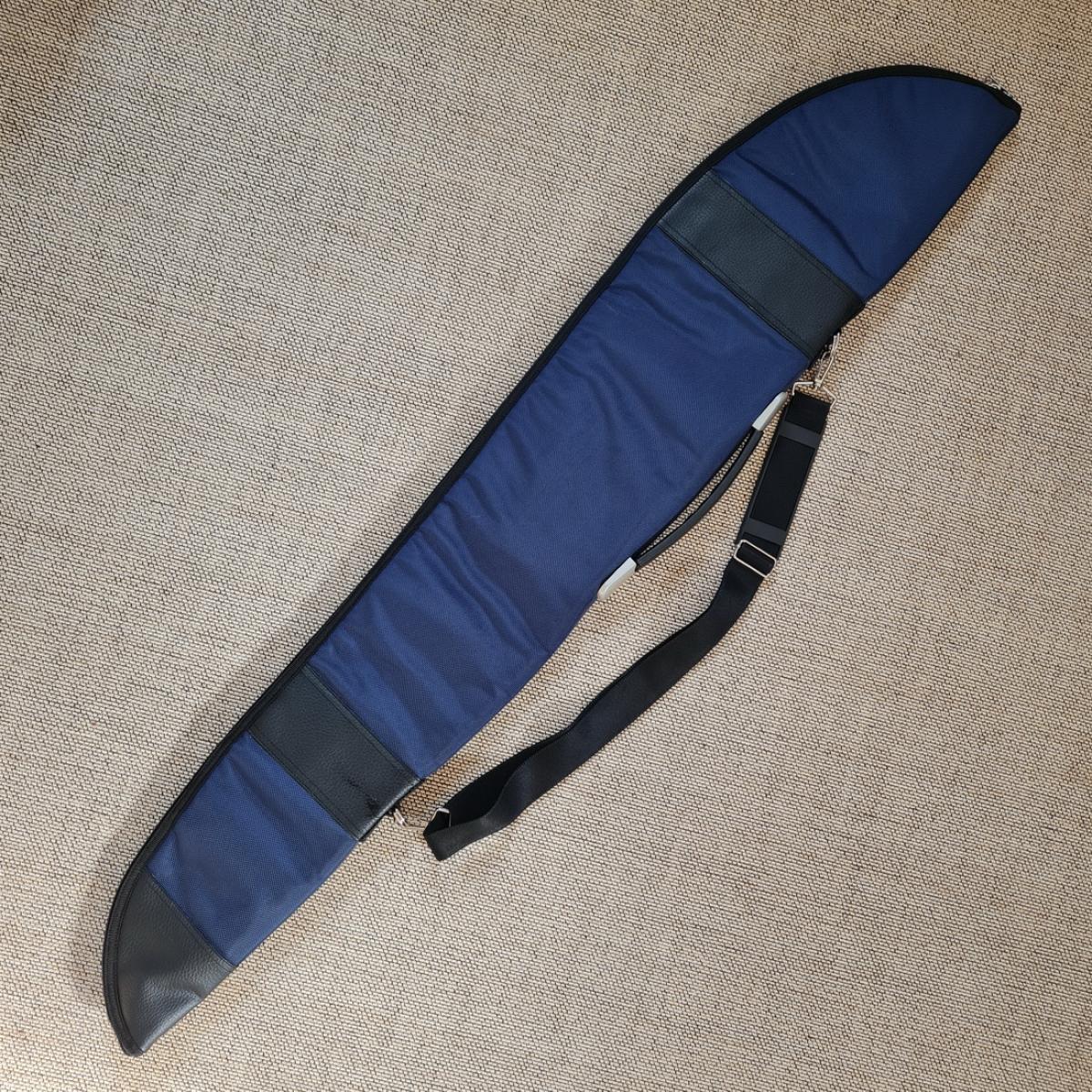 HASU double sword pouch for Bokken & Katana blue ➤ www.bokken-shop.de ✅ for Aikido ✓ Hapkido ✓ Ju Jutsu ✓ Iaido ✓ Your Budo dealer!