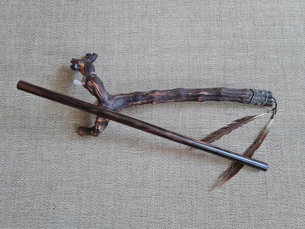 Escrima stick ebony " www.bokken-shop.de✔ Arnis-/Kali stick suitable for Escrima, Wing Tsun, Kung Fu, Jiu-Jitsu. Your Budo dealer!