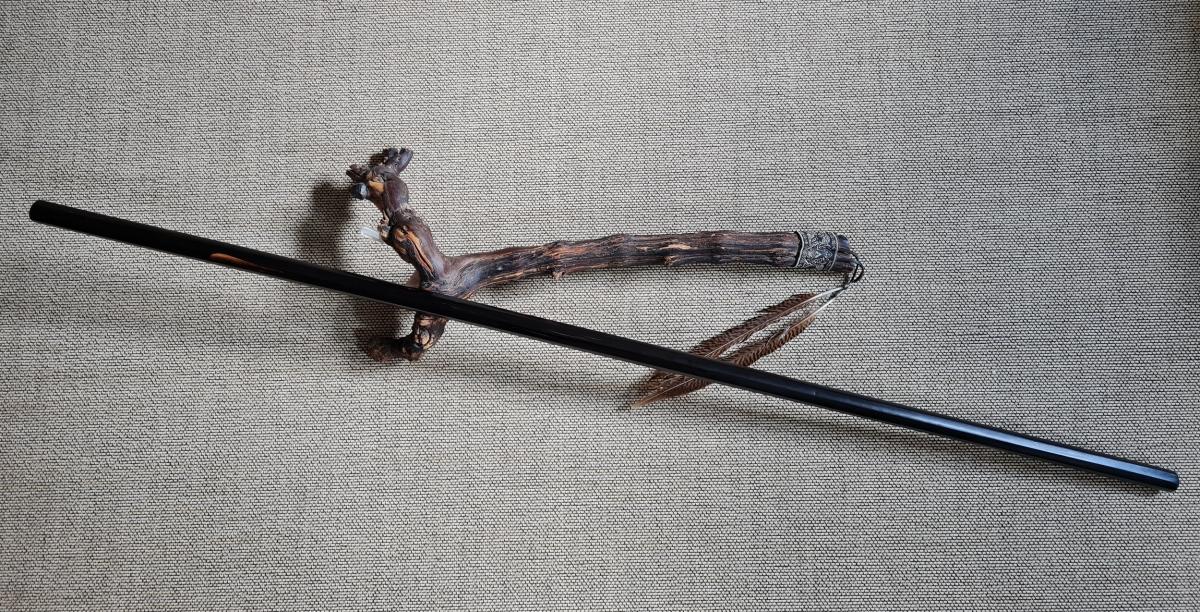 Jo stick made of ebony - octagonal ♥ Jo stick made of ebony ✓ Aikido ✓ Iaido ✓ Kendo ✓ Koryu ✓ Jodo ✓ Kempo ✓ Kobudo ✓ Wing Tsun✅ 100% handcraft✔ Top price & high quality ➤100% cheap✔ Order online now➤ www.bokken-welt.de
