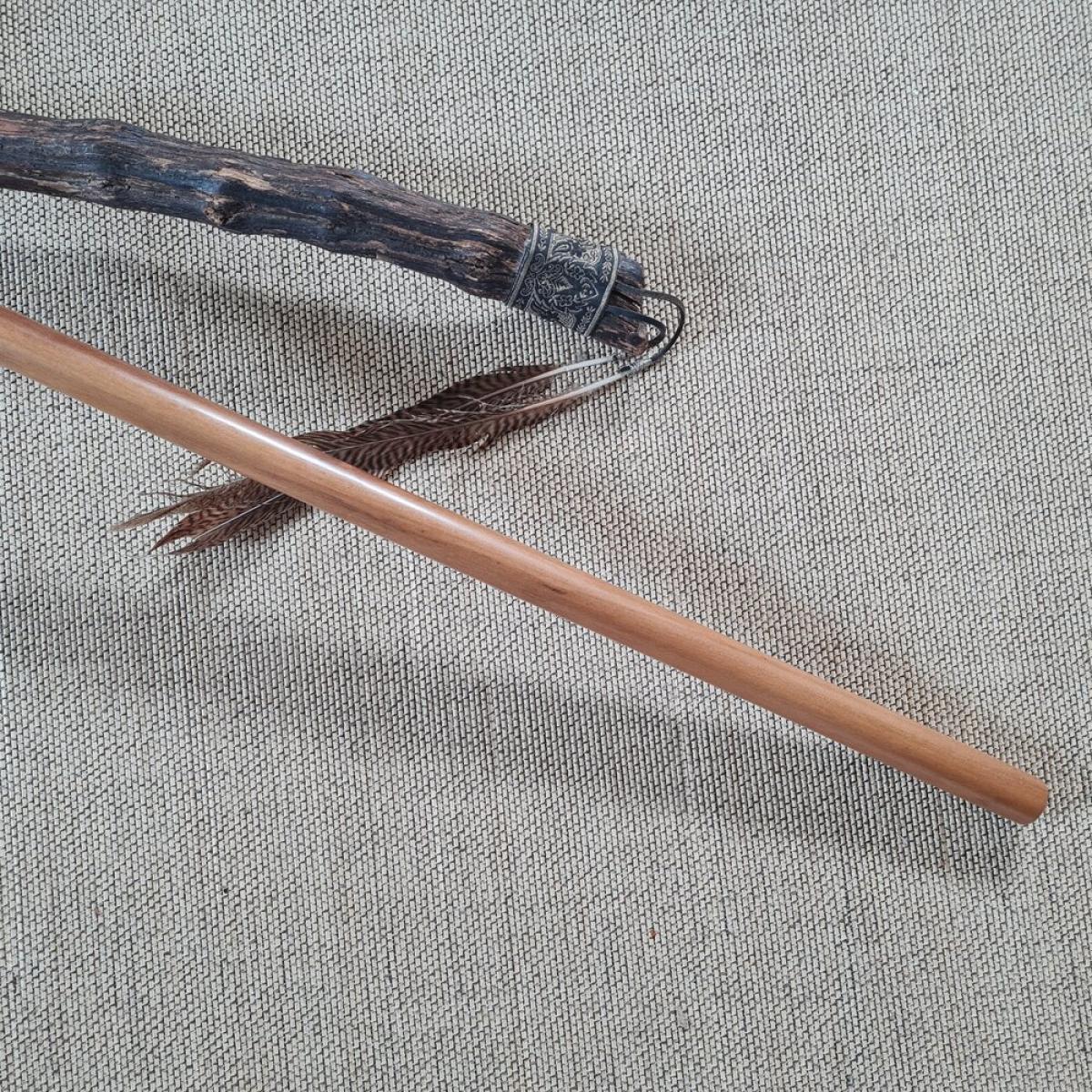 Jo stick made of Supa wood - length 128 cm ➤ www.bokken-shop.de. Suitable for Aikido, Iaido, Jo-Jutsu, Jodo, Bujinkan. Your Budo dealer!