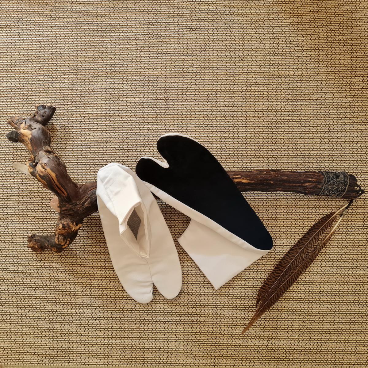 Tabi socks made of white - size 38 ➤ www.bokken-shop.de✅ suitable for Aikido, Iaido, Kendo, Bujinkan, Koryu, Jodo ✓ Your Budo specialist dealer!