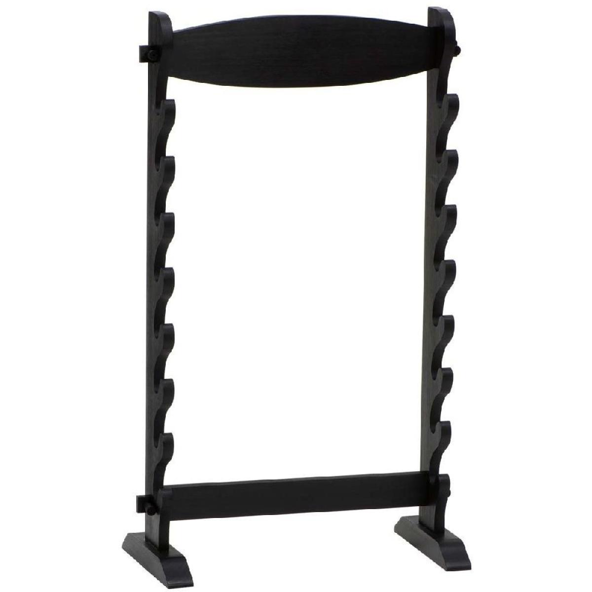 Floor sword stand for 8 weapons ➤ www.bokken-shop.de »Weapon stand for 8 katanas or 8 weapons - your Budo dealer!