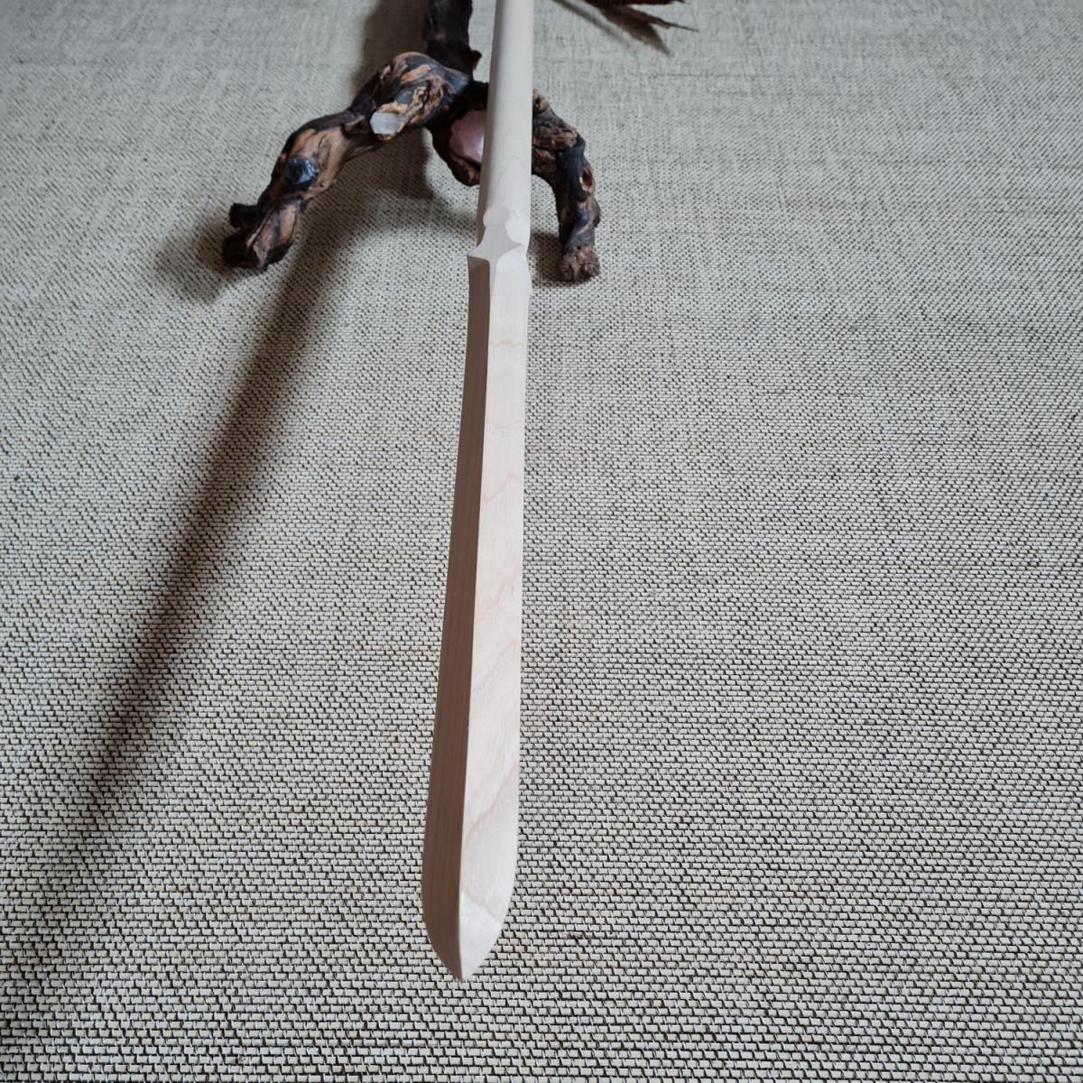 Yari spear made of ash wood - 220 cm ➤ www.bokken-shop.de ✅ suitable for Jigen Ry ✓ Toda-Ryu ✓ Bujinkan ✓ Kendo ✓ Koryu ✓ Your Budo dealer!