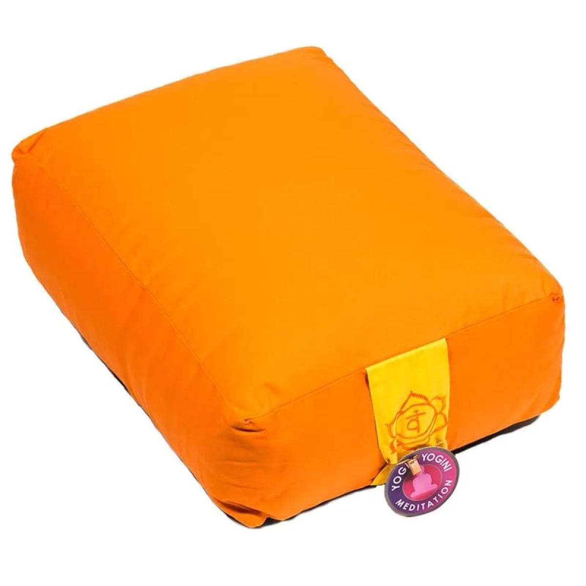 Meditation cushion set 7 chakras - rectangular ➤ www.bokken-shop.de buy › Yoga cushions ✓ Suitable for meditation, seminars. Your meditation specialist shop!