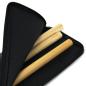 Preview: Deluxe Weapon Bag Synthetic Leather for Jo and Bokken black ➤ www.bokken-shop.de. Suitable for Aikido, Bujinkan, Kendo, Ju Jutsu. Your Budo dealer!