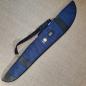 Preview: HASU double sword pouch for Bokken & Katana blue ➤ www.bokken-shop.de ✅ for Aikido ✓ Hapkido ✓ Ju Jutsu ✓ Iaido ✓ Your Budo dealer!