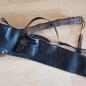 Preview: Sword bag for one Iaito / Katanas made of imitation leather black ➤ www.bokken-shop.de. Suitable for Iaito, Jodo, Aikido, Bujinkan. Your Budo dealer!