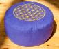 Preview: Meditation cushion flower of life - purple ► www.bokken-shop.de ✅ yoga cushion ✔ meditation ✔ flower of life ✔ your meditation specialist!