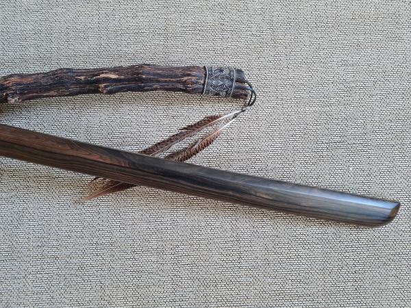 Suburito Bokken aus Ebenholz - 115 cm ➤ www.bokken-shop.de kaufen » für Aikido, Iaido, Suburi Training, Bujinkan. Dein Budo-Fachhändler!