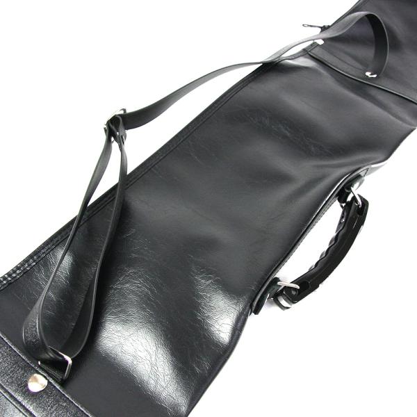 Deluxe Weapon Bag Synthetic Leather for Jo and Bokken black ➤ www.bokken-shop.de. Suitable for Aikido, Bujinkan, Kendo, Ju Jutsu. Your Budo dealer!