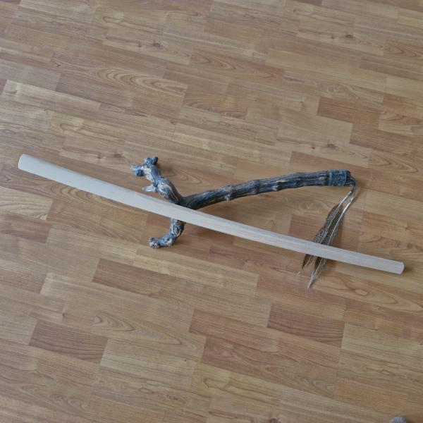 Aikido Bokken Iwama-Ryu form made of beech > www.bokken-shop.de.  Bokken for Aikido. Your specialized martial arts dealer!