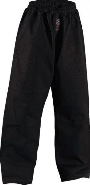 Ju Jutsu Anzug schwarz aus Baumwolle mit 14oz - 150 ► www.bokken-shop.de. Ideal für Bujinkan, NinJutsu, JuJutsu, Karate. Dein Budo-Fachhändler.
