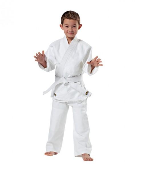 Aikido / Judo Anzug weiß für Kinder - 140 ► www.bokken-shop.de. Ideal auch für Karate und Taekwondo. Dein Budo-Fachhändler.