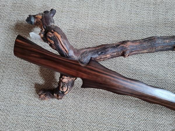 Kris sword made of ebony  (b-goods) ➤ www.bokken-shop.de ✅ suitable for Escrima, Wing Tsun, Kubotan, Jiu-Jitsu, Ninjutsu✔ Your Budo dealer!