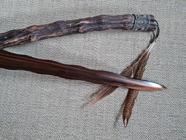 Kris sword made of ebony  (b-goods) ➤ www.bokken-shop.de ✅ suitable for Escrima, Wing Tsun, Kubotan, Jiu-Jitsu, Ninjutsu✔ Your Budo dealer!