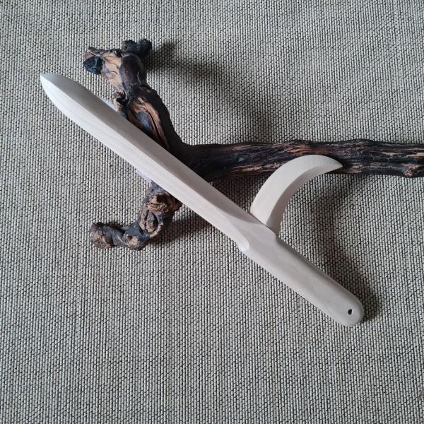 Kyoketsu Shoge aus Eschenholz  ➤ www.bokken-shop.de. Shoge passend für Bujinkan, Ninjutus, Jigen Ryu, Ninja, Koryu. Dein Budo-Fachhändler!