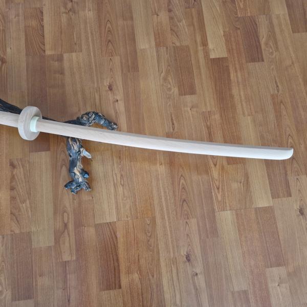 Buy Nagamaki made of beech wood online now ➤ www.bokken-shop.de ✅ suitable for Jigen Ryu, Bujinkan, Kendo, Koryu, your Budo dealer!