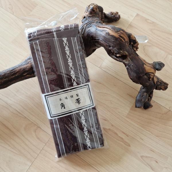 Obi-Gürtel Kaku braun aus Baumwolle ➤ www.bokken-shop.de ✅ passend für Aikido ✓ Iaido ✓ Koryu ✓Bujinkan ✓ Jodo ✓ Dein Budo-Fachhändler!