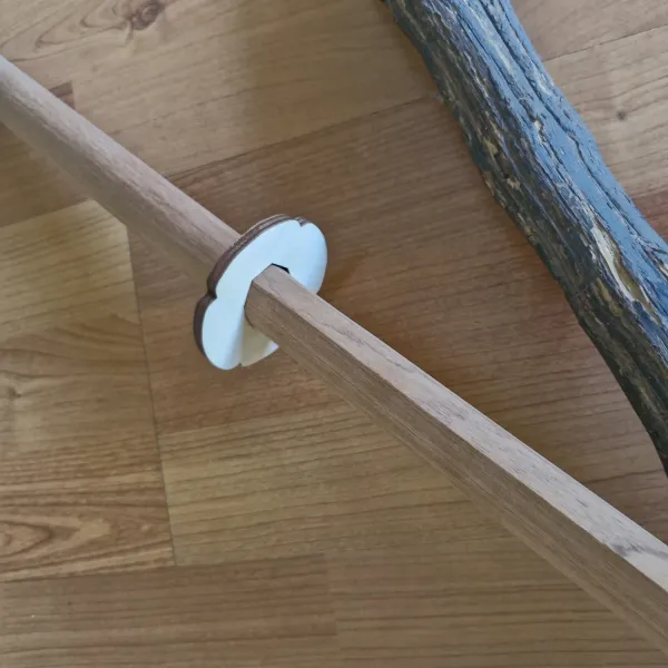 Tsuba aus Birkenholz ➤ www.bokken-shop.de. Passend für Bokken Aikido, Bujinkan, Battojutsu, Iaido, Kendo. Dein Budo-Fachhändler!
