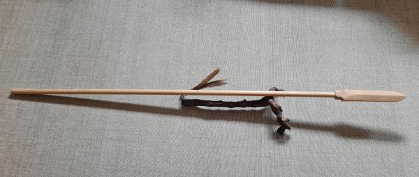 Yari spear made of robinia