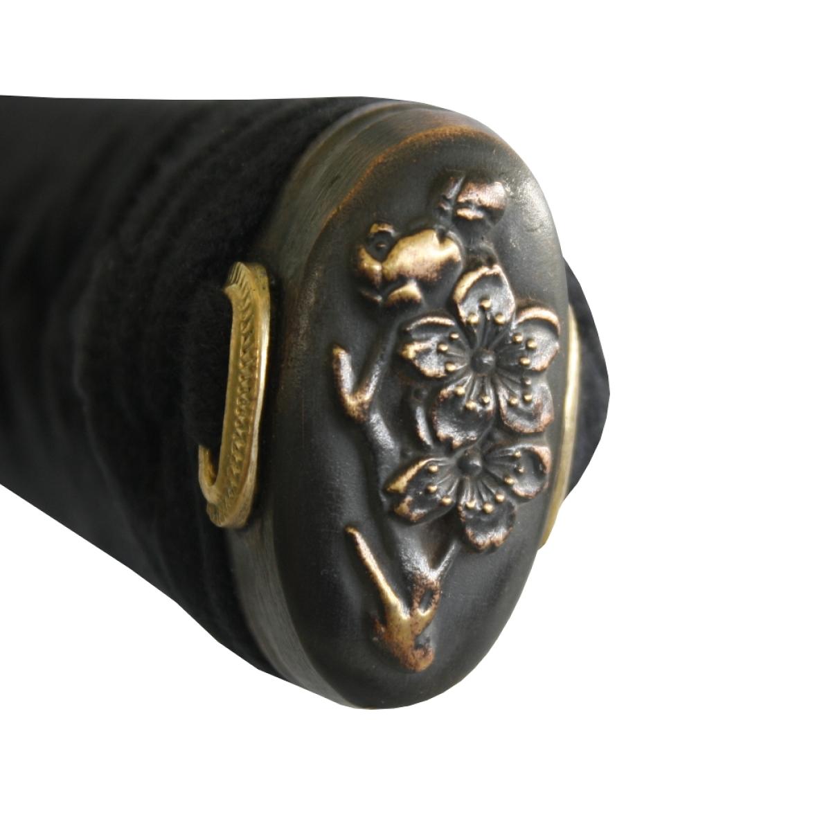 John Lee Samuraischwert-Set Golden Flower 3 Waffen - stumpfe Klingen ➤ www.bokken-Shop.de ✅ bestehend aus Katana, Wakizashi & Tanto ✓ Der Katana-Fachhändler!