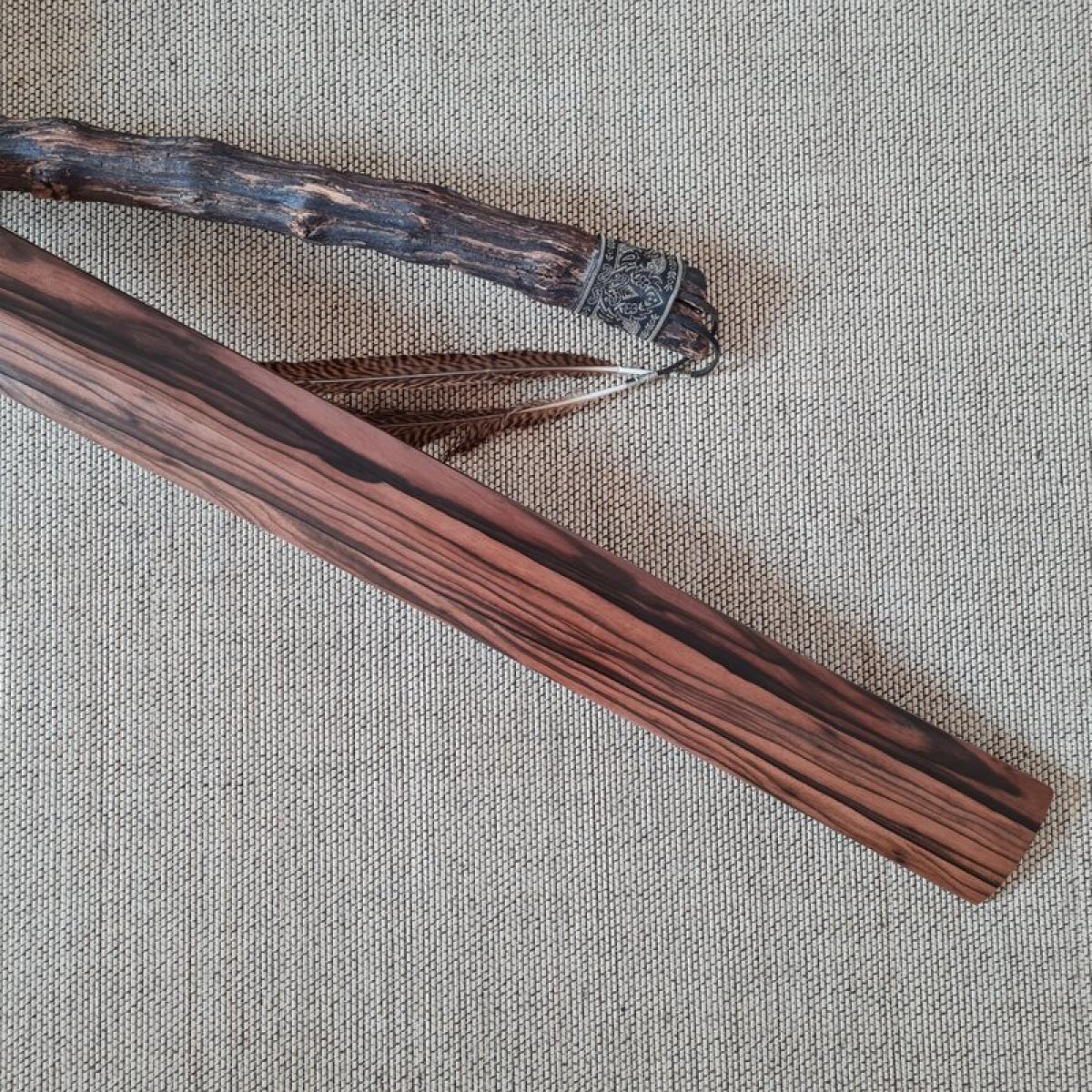 Suburito-Bokken aus Ebenholz - Musashi Paddel ➤ www.bokken-shop.de. Passend für Aikido, Iaido, Buijinkan, Jodo. Dein Budo-Fachhändler!