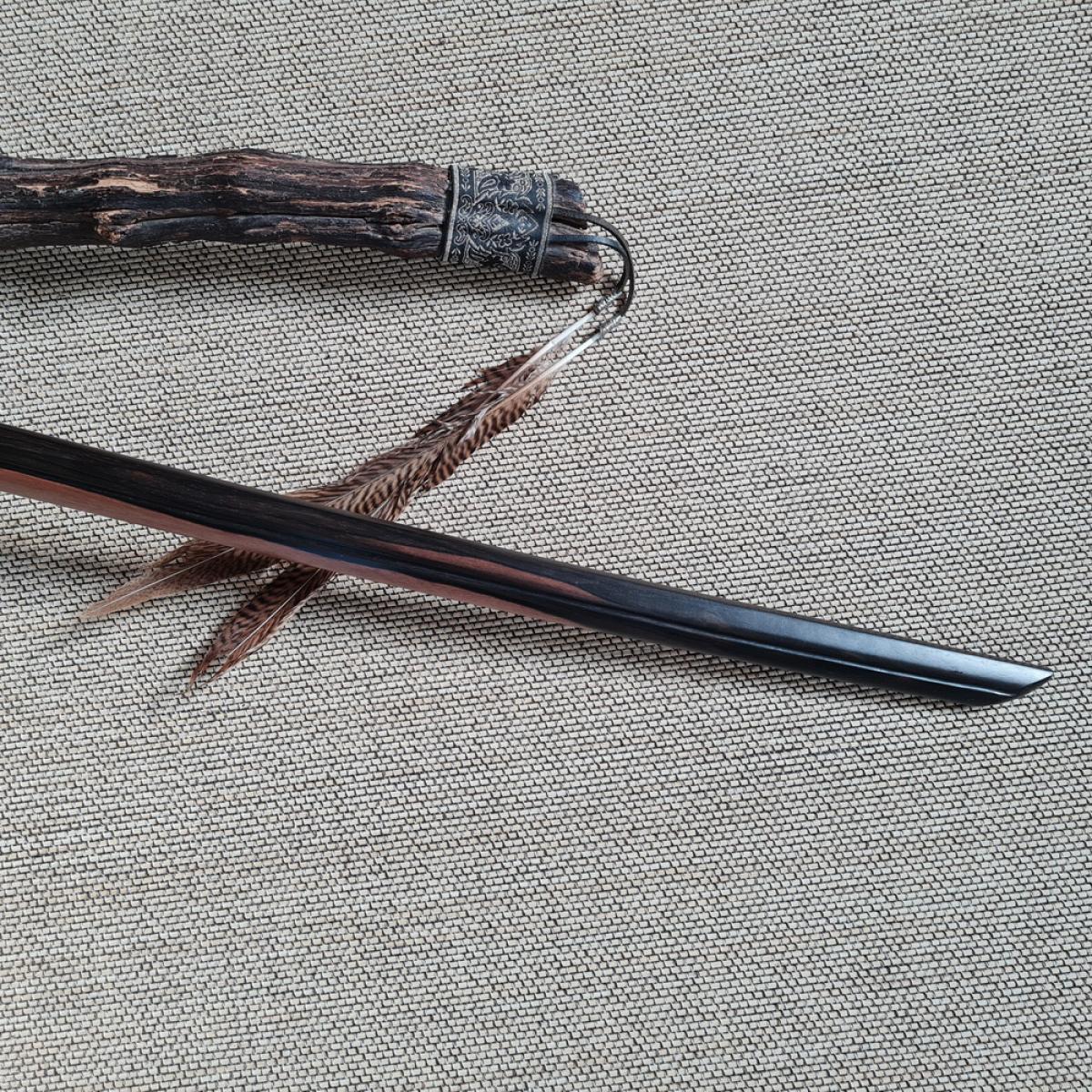 Bokken aus Ebenholz mit schmale Klinge - 110 cm online auf ➤ www.bokken-shop.de kaufen » Aikido, Kenjutus, Iaido, Kendo. Dein Budo-Fachhändler!