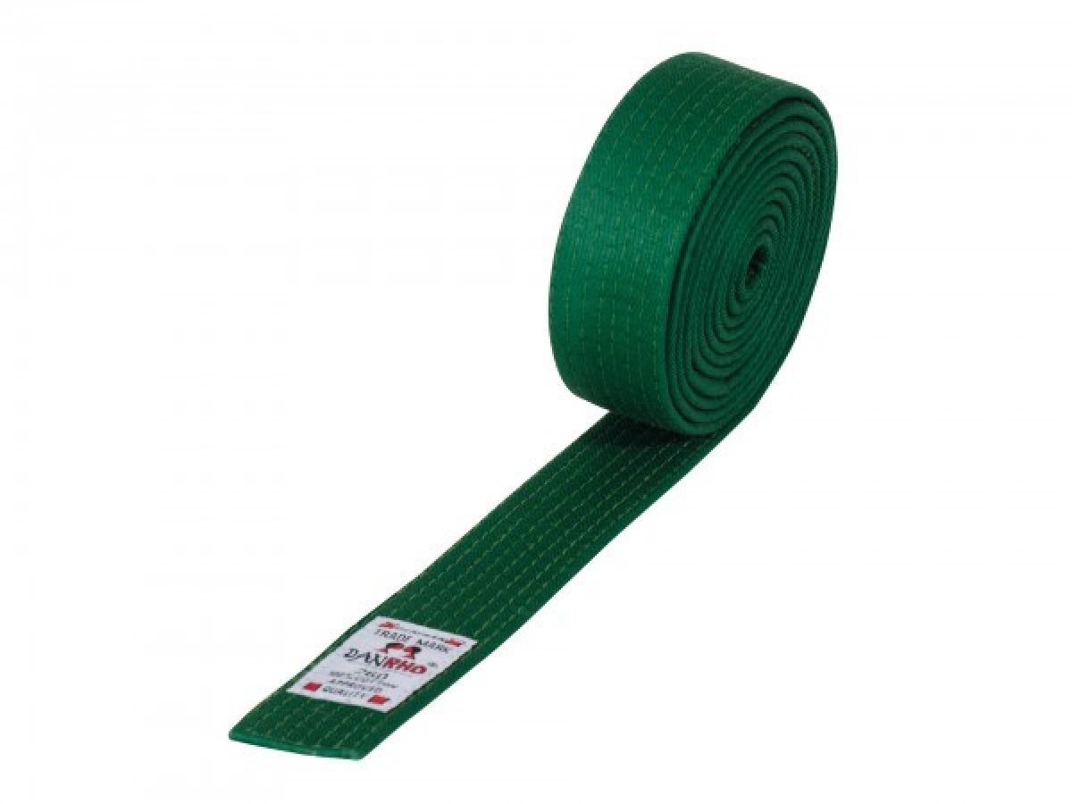 Budo belt green - Size 240 ► www.bokken-shop.de. Belt for Ju Jutsu, Aikido, Judo, Karate, Taekwondo Your Budo dealer. High quality & best advice!