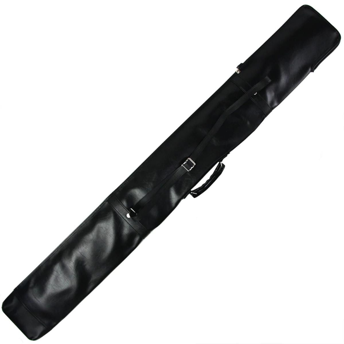 Deluxe Weapon Bag Synthetic Leather for Jo and Bokken black ➤ www.bokken-shop.de. Suitable for Aikido, Bujinkan, Kendo, Ju Jutsu. Your Budo dealer!