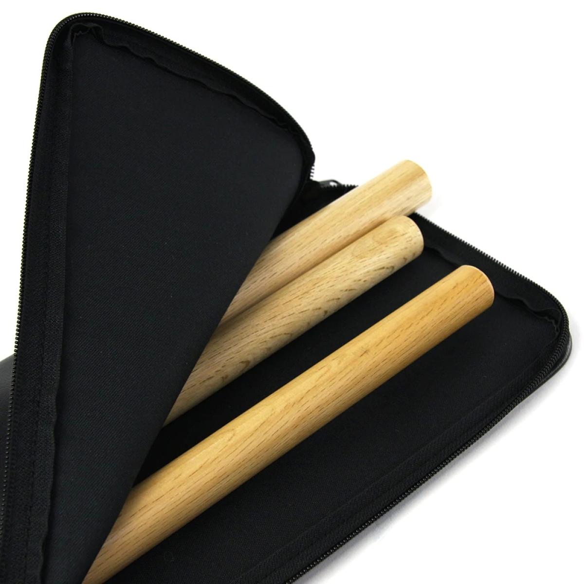 Deluxe Weapon Bag Synthetic Leather for Jo and Bokken black ➤ www.bokken-shop.de. Suitable for Aikido, Bujinkan, Kendo, Ju Jutsu. Your Budo dealer!