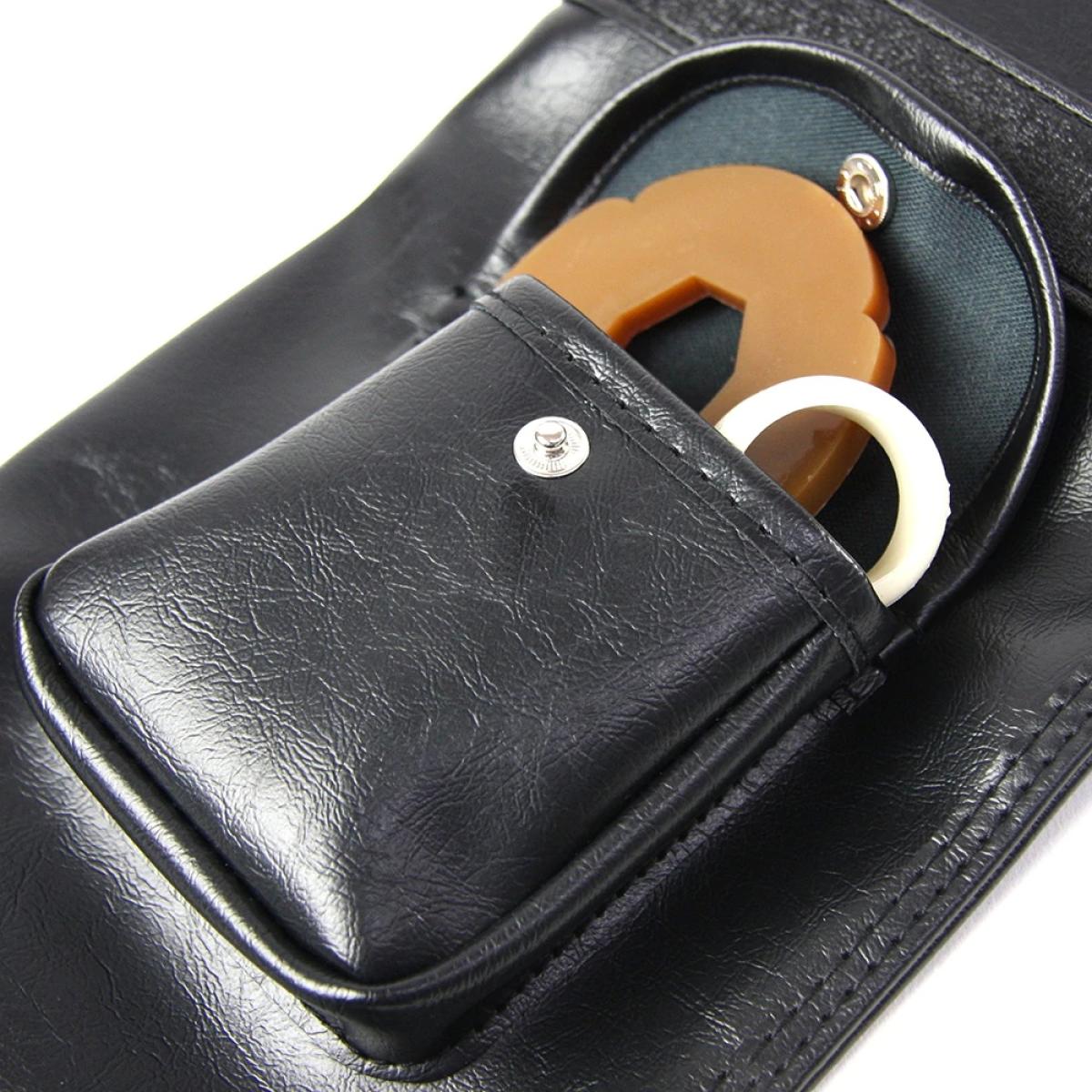 Deluxe Weapon Bag Synthetic Leather for Jo and Bokken black ➤ www.bokken-shop.de. Suitable for Aikido, Bujinkan, Kendo, Ju Jutsu. Your Budo dealer!