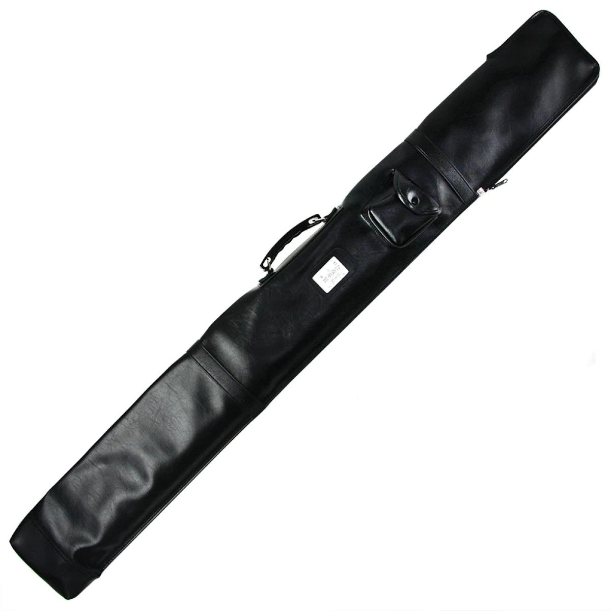 Deluxe Weapon Bag Synthetic Leather for Jo and Bokken black ➤ www.bokken-shop.de. Suitable for Aikido, Bujinkan, Kendo, Ju Jutsu. Your Budo dealer!