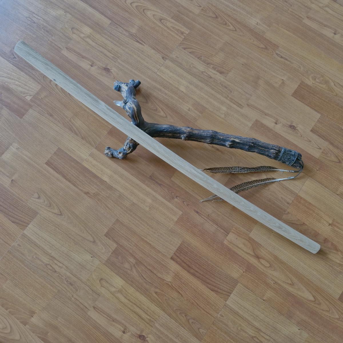 Iwama Bokken made of oak for Aikido ➽ www.bokken-shop.de. Suitable for Aikido , Iwama-Ryu. Specialized martial arts dealer!
