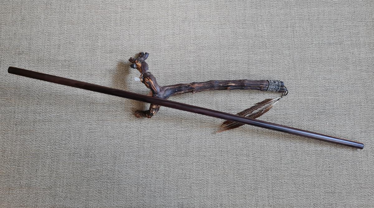 Exclusive Jo-Stick made of ebony wood♥ Jo-Rod for full contact training ✓ Aikido ✓ Iaido ✓ Kendo ✓ Koryu ✓ Jodo ✓Kempo ✓Kobudo ✓✅ 100% handcraft✔ Top price & high quality ➤100% cheap ✓✔ Order online now➤ www. bokken-welt.de