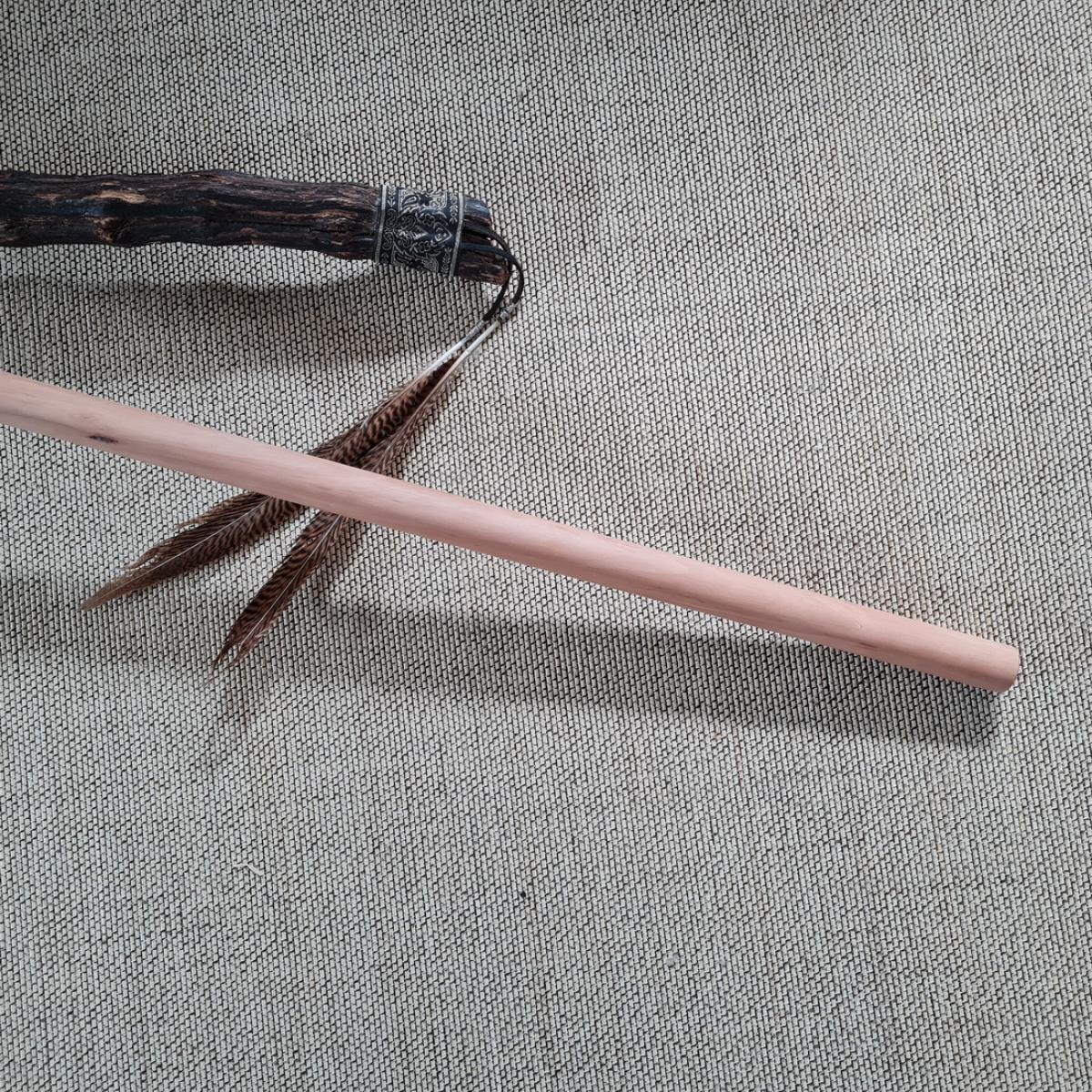 Jo staff made of pear wood - 128 cm ➤ www.bokken-shop.de Suitable for Aikido, Iaido, , Kendo, Koryu, Jodo, Bujinkan. Your Budo dealer!