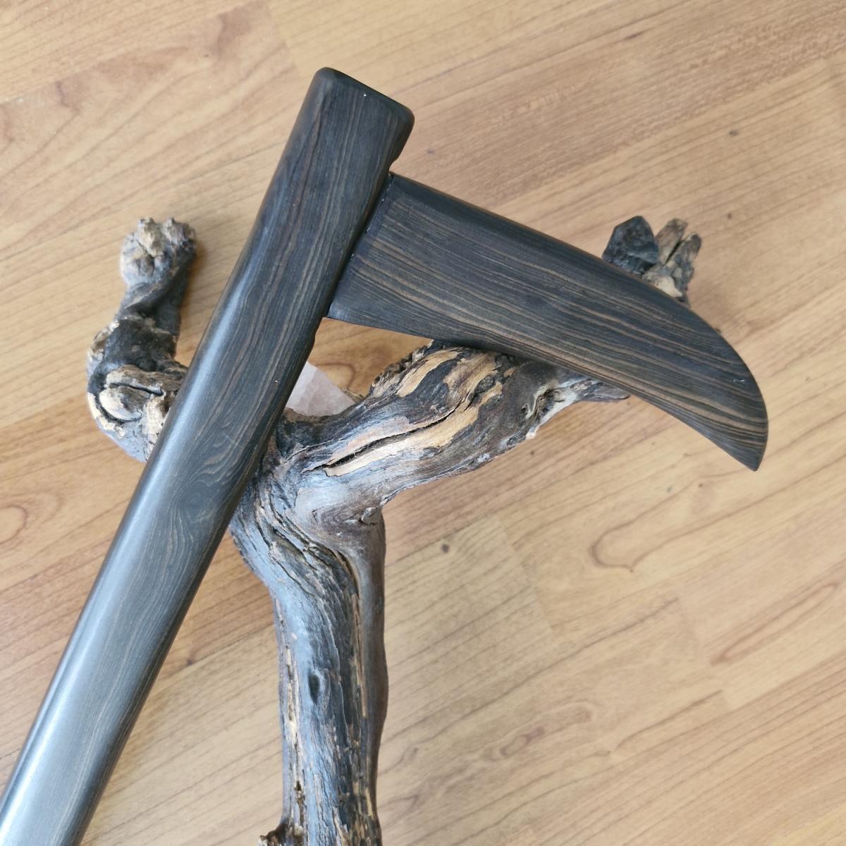Kama aus Ebenholz online auf ➤www.bokken-shop.de kaufen > passend für Jutsu ✔ Arnis, Escrima, Bujikan, Wing Tsun ✔ Dein Budo-Fachhändler!