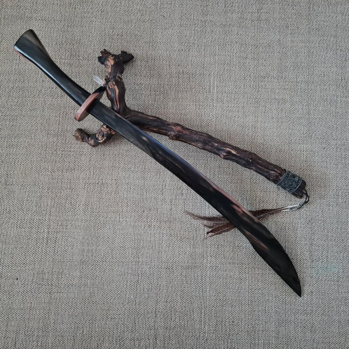 Ebony Tai Chi Saber - 75 cm ► www.bokken-shop.de ✅ Wooden sword for Tai Chi ✓ Tai Chi Chuan ✓ Taichi ✓ Your Tai Chi dealer!