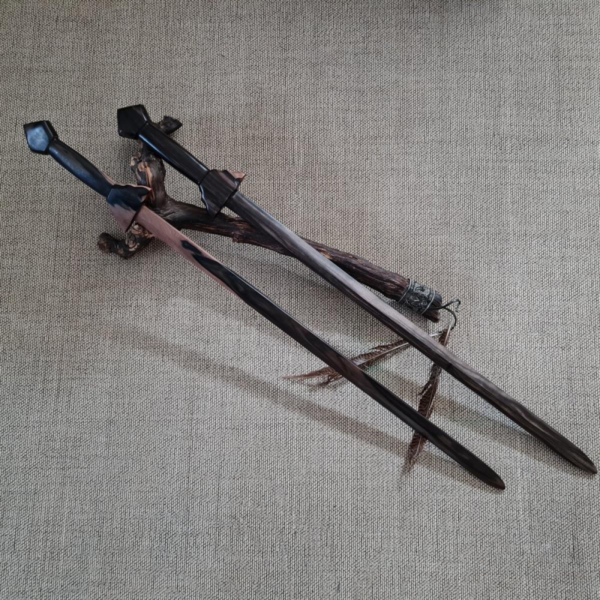Tai Chi sword made of ebony wood - blade length 75 cm ► www.bokken-shop.de ✅ wooden sword for Tai Chi ✓ Tai Chi Chuan ✓ Taichi ✓ Your Tai Chi dealer