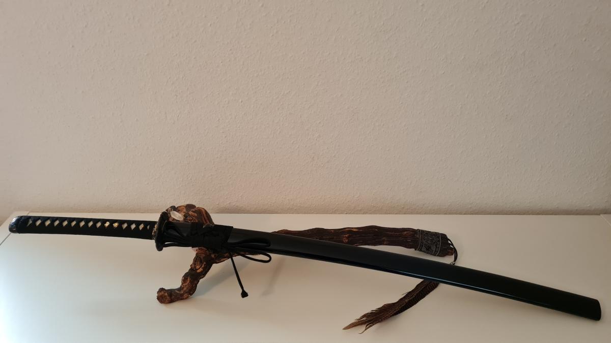 Japanisches Iaito Danryu Koshiare mit 2.50 Shaku» www.bokken-shop.de. Passend für Iaido, Bujinkan, Battojutus. Dein Tozando-Fachhändler!