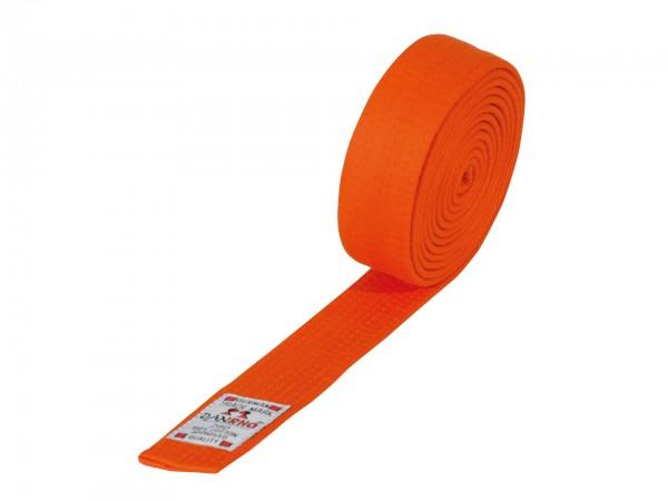 Budogürtel orange - 220 ► www.bokken-shop.de. Gürtel für Ju Jutsu, Aikido, Judo, Karate, Taekwondo Dein Budo-Fachhändler. Hohe Qualität & beste Beratung!